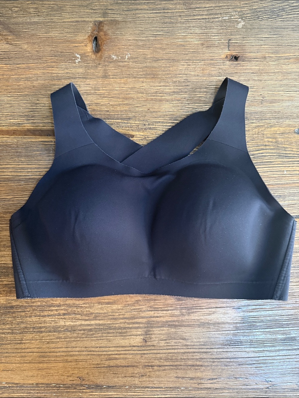 lululemon athletica Black Crisscross Support Bra